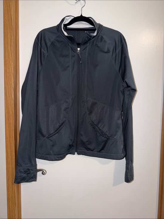 Danskin Now Jackets & Blazers - Danskin Now Black Full-Zip Utility Jacket